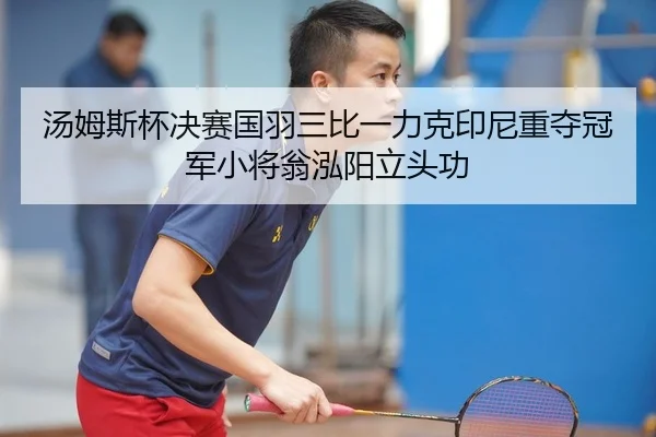 汤姆斯杯决赛国羽三比一力克印尼重夺冠军小将翁泓阳立头功